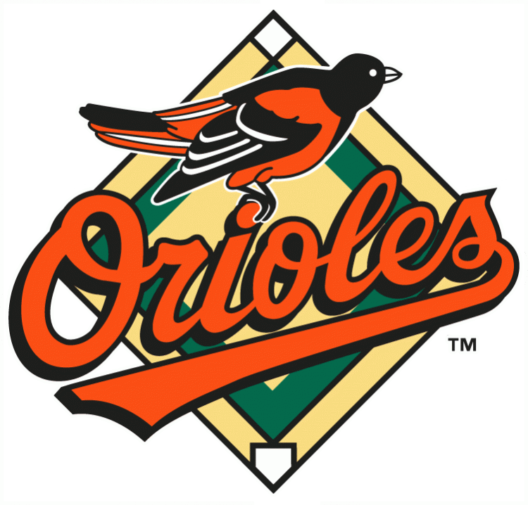 Baltimore Orioles 1995-1997 Primary Logo DIY iron on transfer (heat transfer)